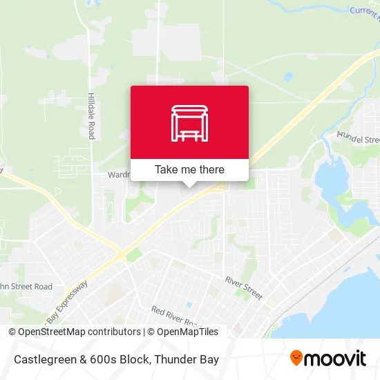 Castlegreen & 600s Block map