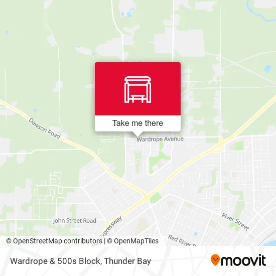 Wardrope & 500s Block map