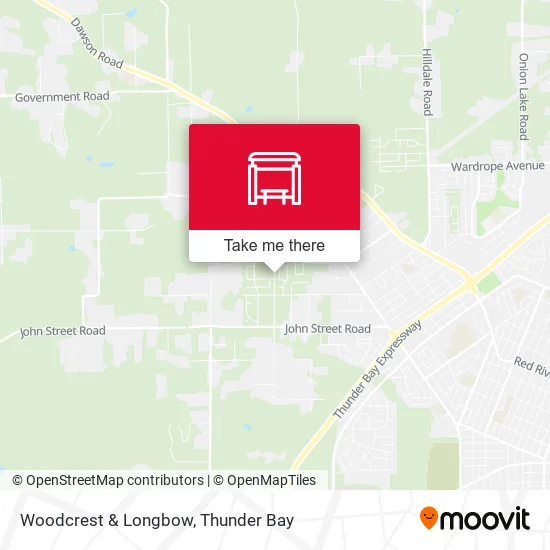 Woodcrest & Longbow map