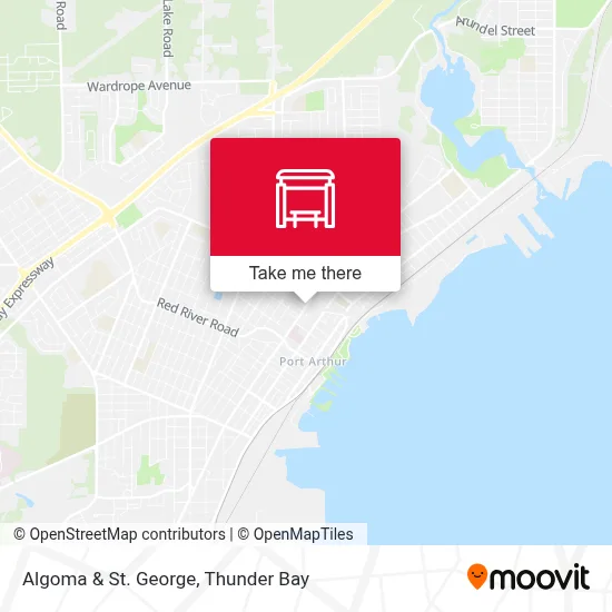 Algoma & St. George map