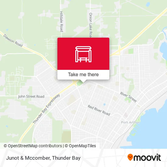 Junot & Mccomber map