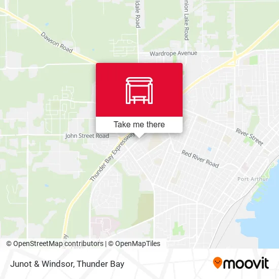 Junot & Windsor map