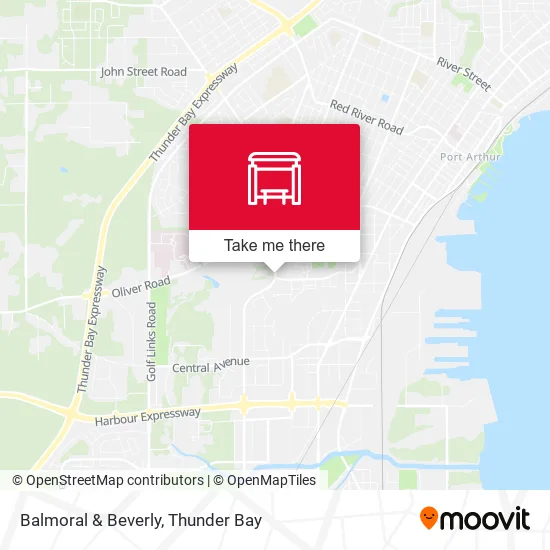 Balmoral & Beverly map
