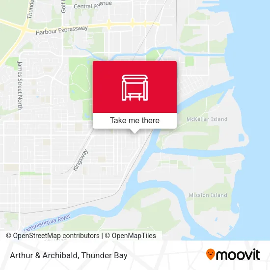Arthur & Archibald map