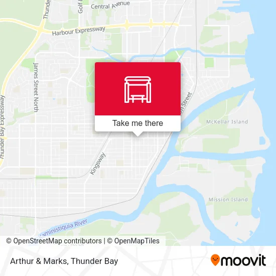 Arthur & Marks map