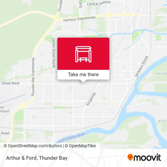 Arthur & Ford map
