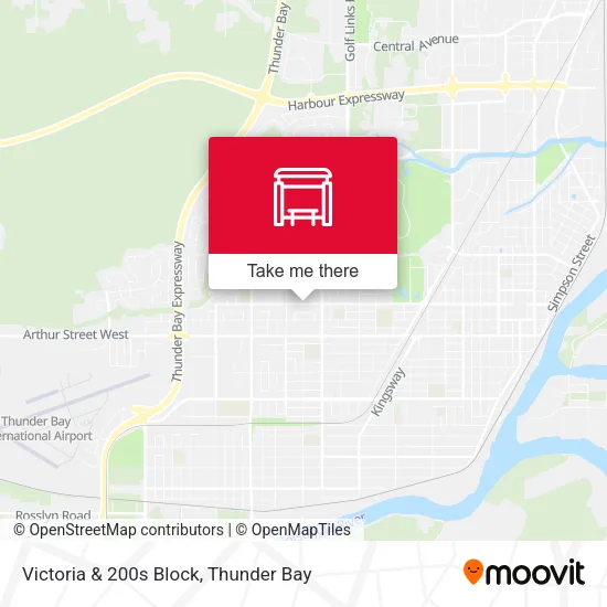 Victoria & 200s Block map
