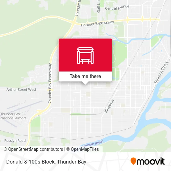 Donald & 100s Block map