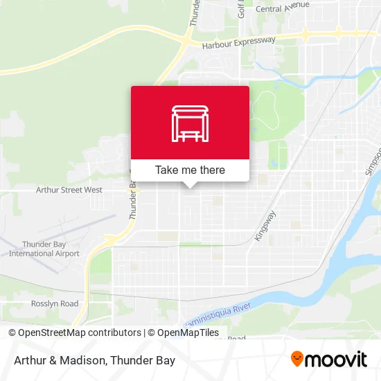 Arthur & Madison map