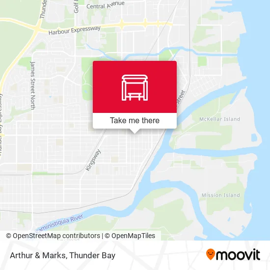 Arthur & Marks map