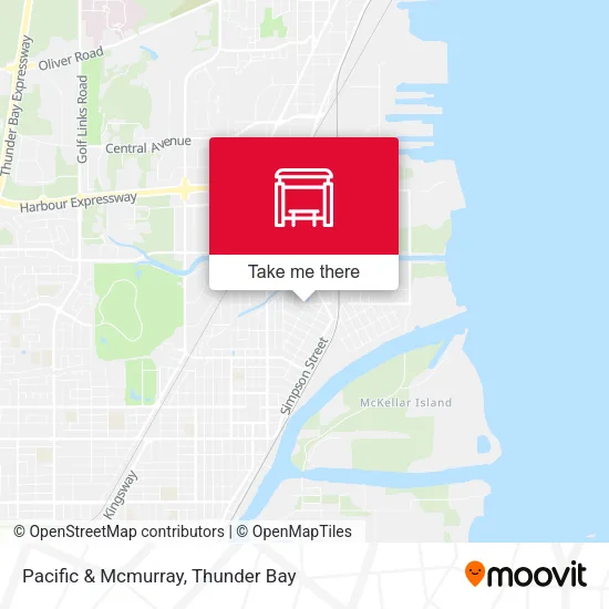 Pacific & Mcmurray map