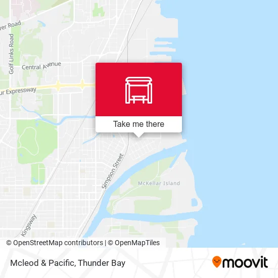 Mcleod & Pacific map
