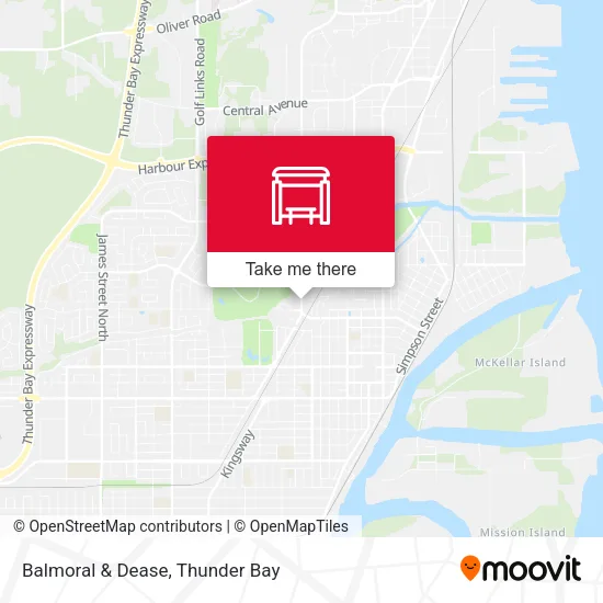 Balmoral & Dease map