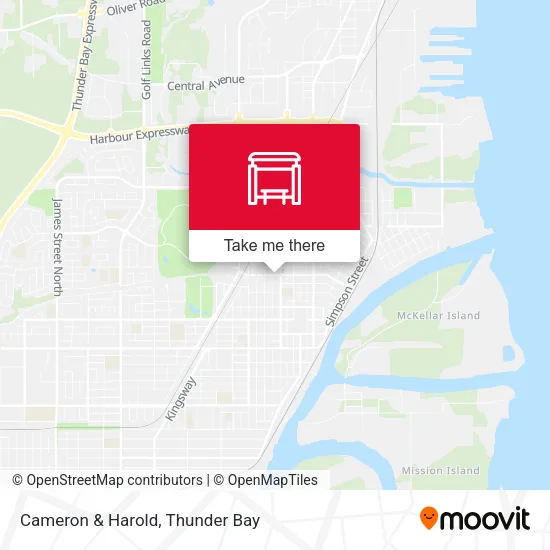 Cameron & Harold map