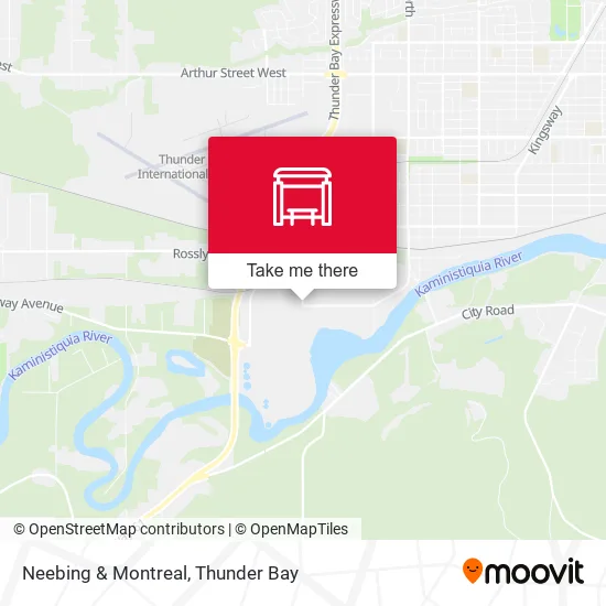 Neebing & Montreal map