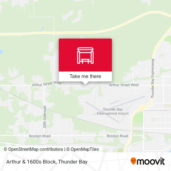 Arthur & 1600s Block map
