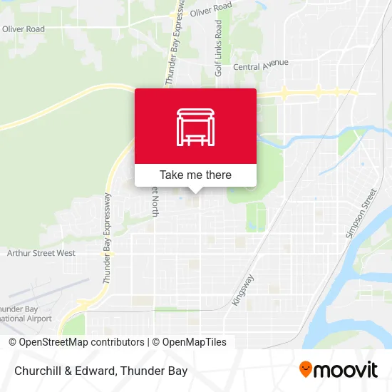 Churchill & Edward map