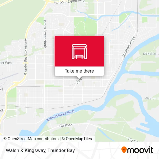 Walsh & Kingsway map