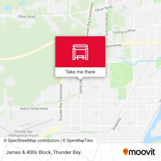 James & 400s Block map