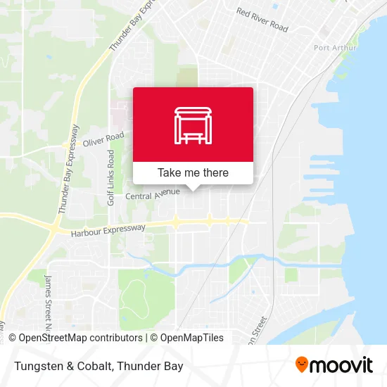 Tungsten & Cobalt map
