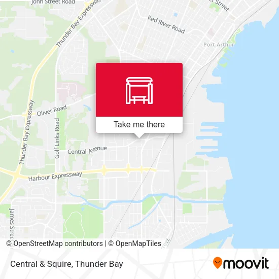 Central & Squire map