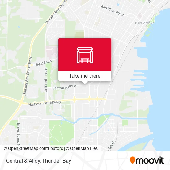 Central & Alloy map
