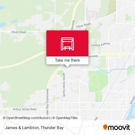 James & Lambton map