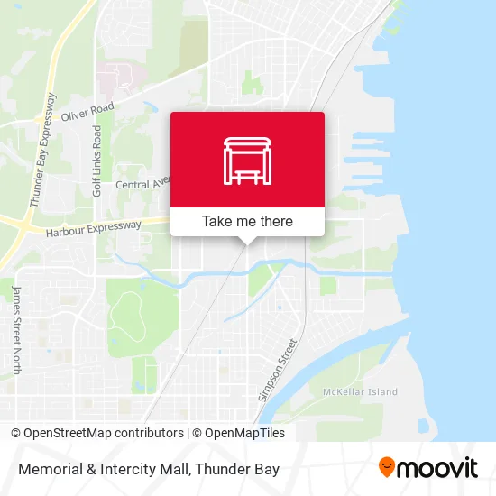 Memorial & Intercity Mall map