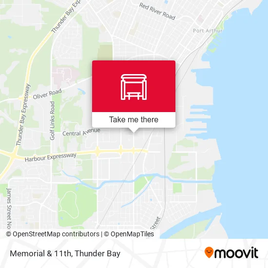 Memorial & 11th map