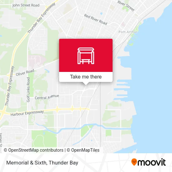 Memorial & Sixth map