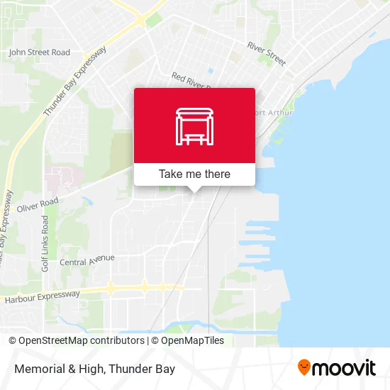Memorial & High map