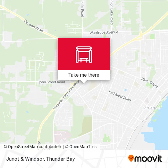 Junot & Windsor map