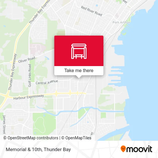 Memorial & 10th map