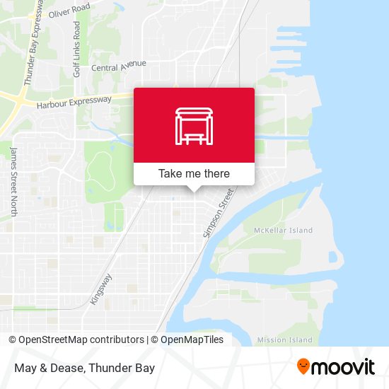 May & Dease map