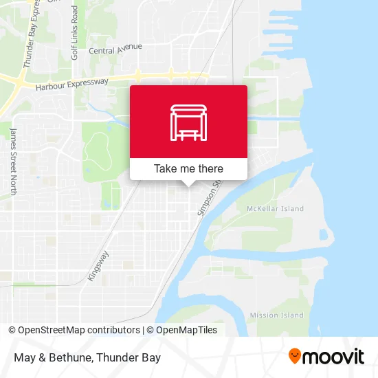 May & Bethune map