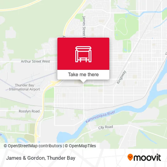 James & Gordon map