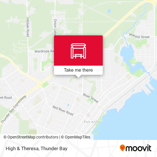 High & Theresa map