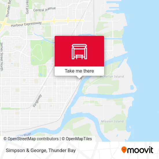 Simpson & George map