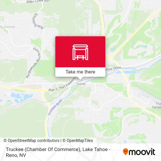 Truckee (Chamber Of Commerce) map