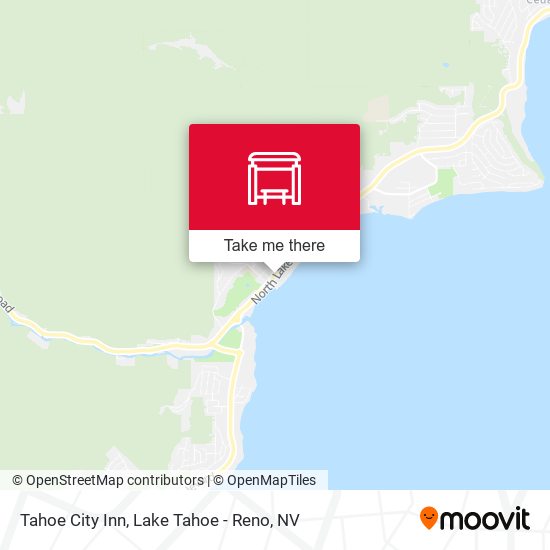 Tahoe City Inn map