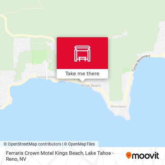 Ferraris Crown Motel Kings Beach map