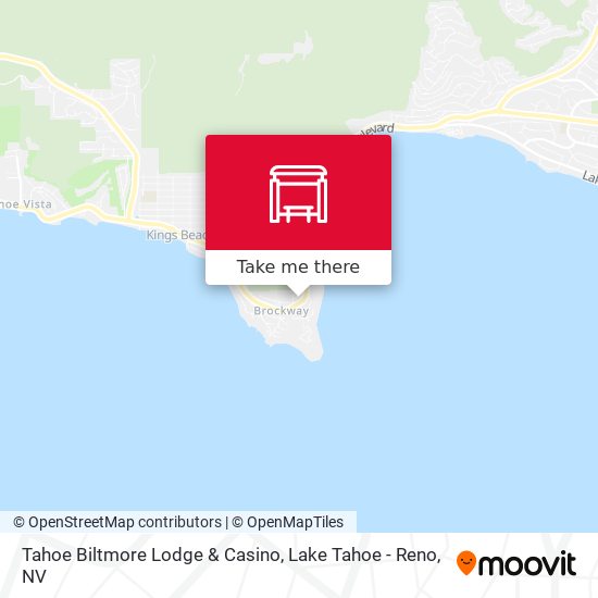 Tahoe Biltmore Lodge & Casino map