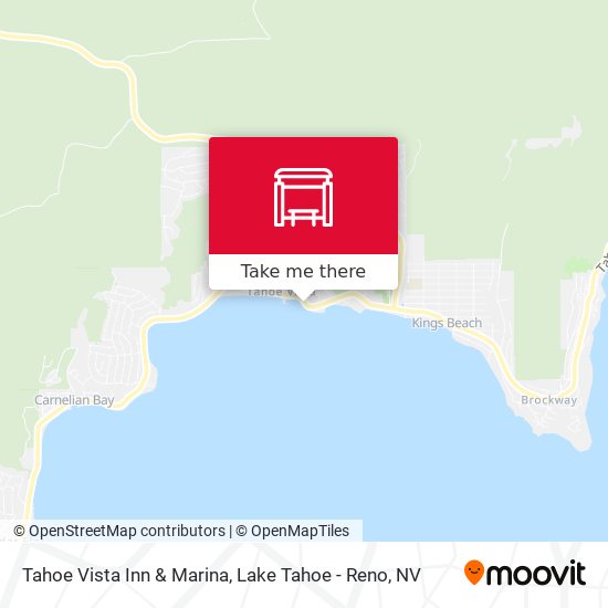 Tahoe Vista Inn & Marina map