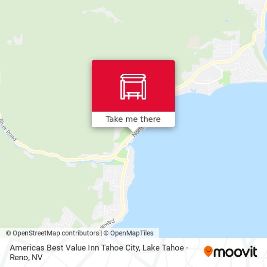 Americas Best Value Inn Tahoe City map
