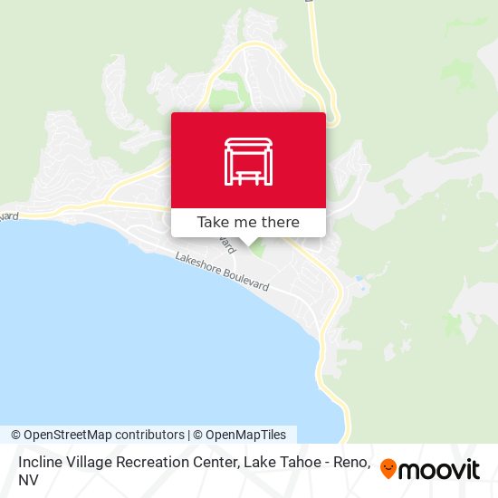 Mapa de Incline Village Recreation Center