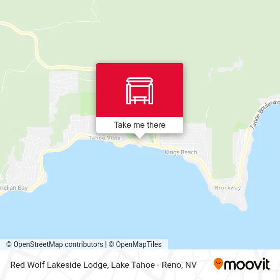 Red Wolf Lakeside Lodge map