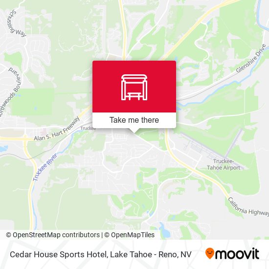Cedar House Sports Hotel map