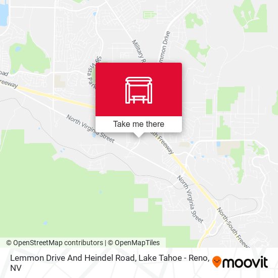 Lemmon Drive And Heindel Road map