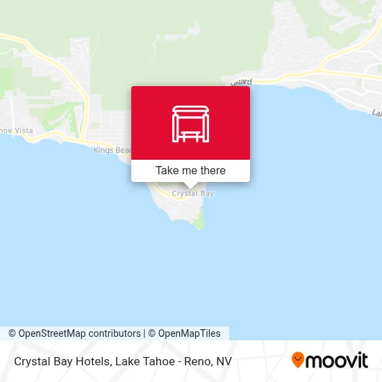 Crystal Bay Hotels map