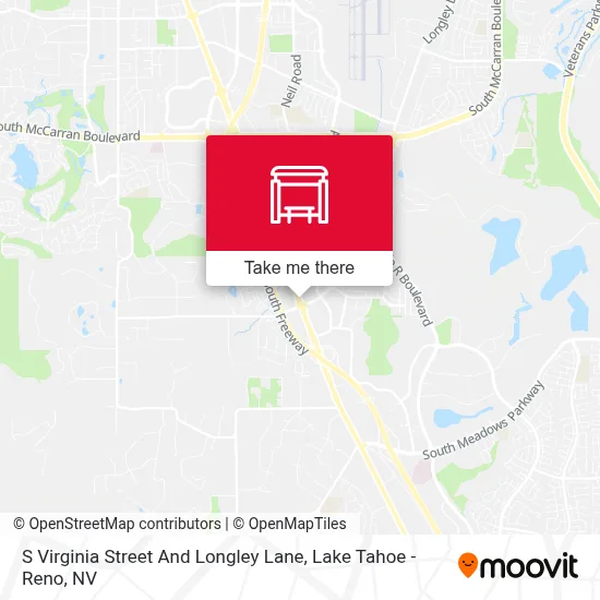 S Virginia Street And Longley Lane map